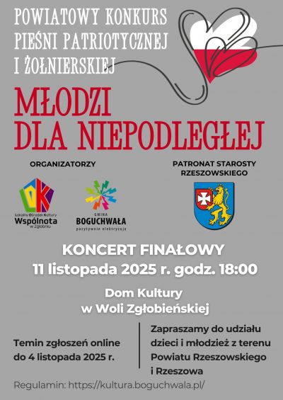 POWIATOWY KONKURS PIEŚNI PATRIOTYCZNEJ I ŻOŁNIERSKIEJ 2025